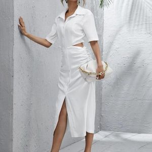 White Midi Dress